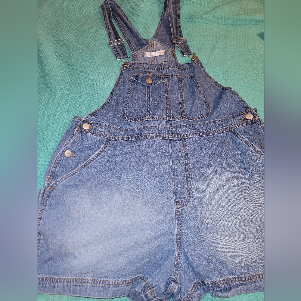 Denim Short romper